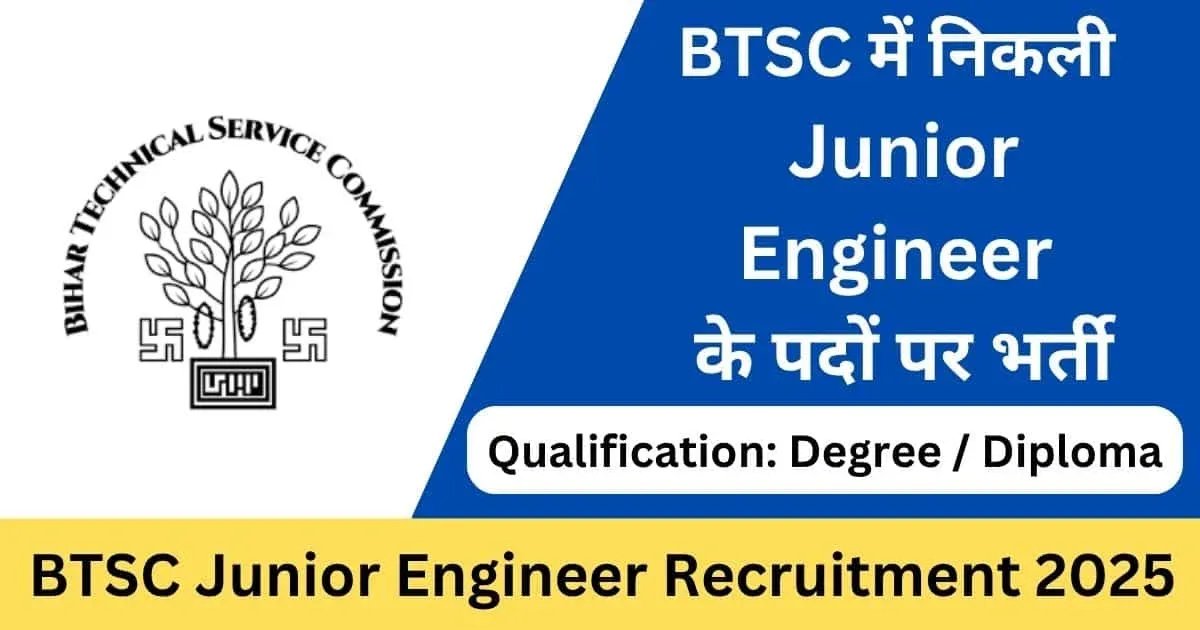 BTSC Junior Engineer Recruitment 2026