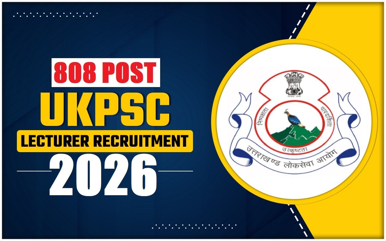 UKPSC Lecturer Recruitment 2026